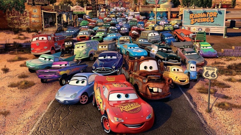 A Verdák (Cars) című Pixar animációs film főszereplői Radiator Springs-ben