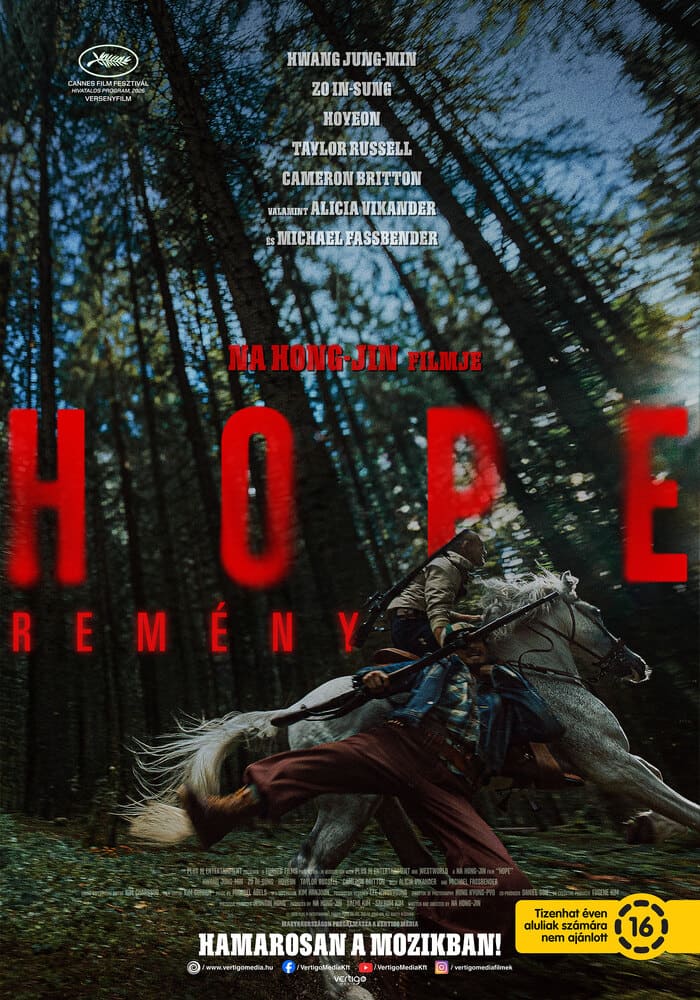 A Hope című Na Hong-jin film magyar posztere, bemutató 2026 szeptemberében