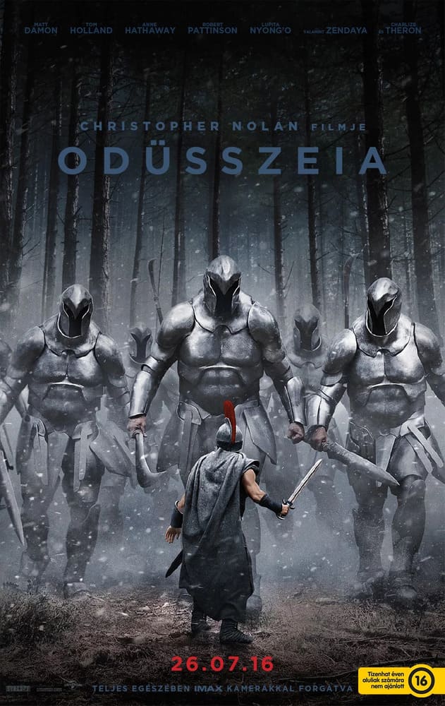Az Odüsszeia című Christopher Nolan film magyar posztere