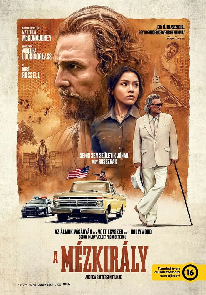 A mézkirály (The Rivals of Amziah King) című film magyar posztere