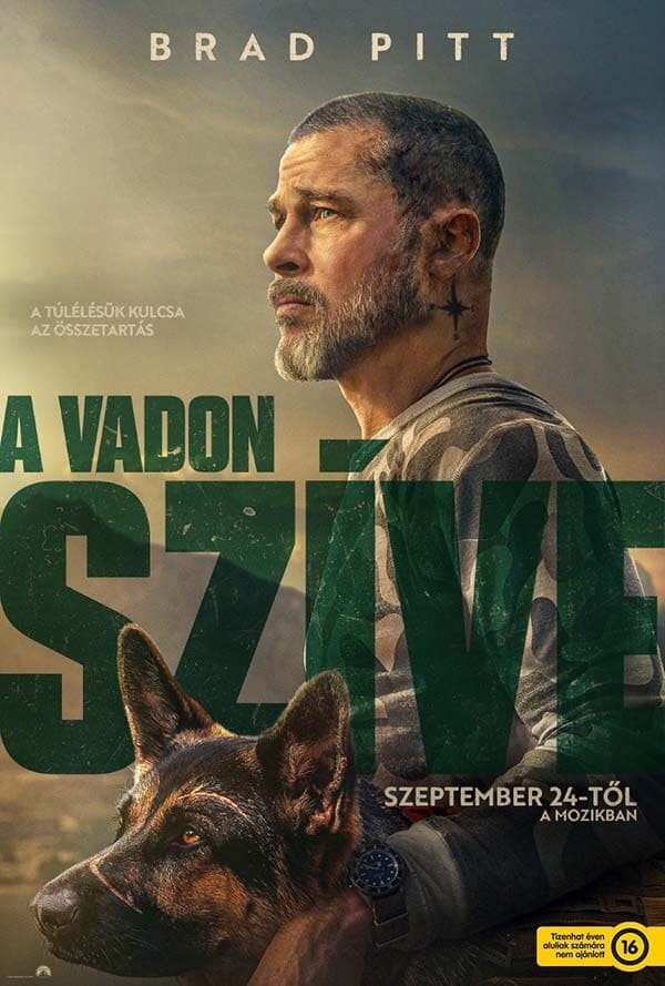 A vadon szive cimu David Ayer-film magyar posztere