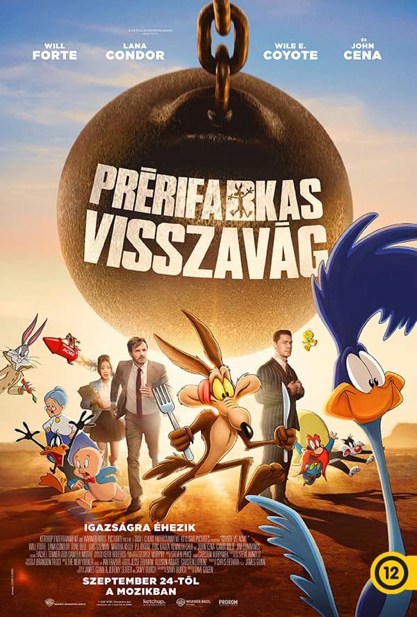 A Prerifarkas visszavag (Coyote vs Acme) cimu film magyar posztere